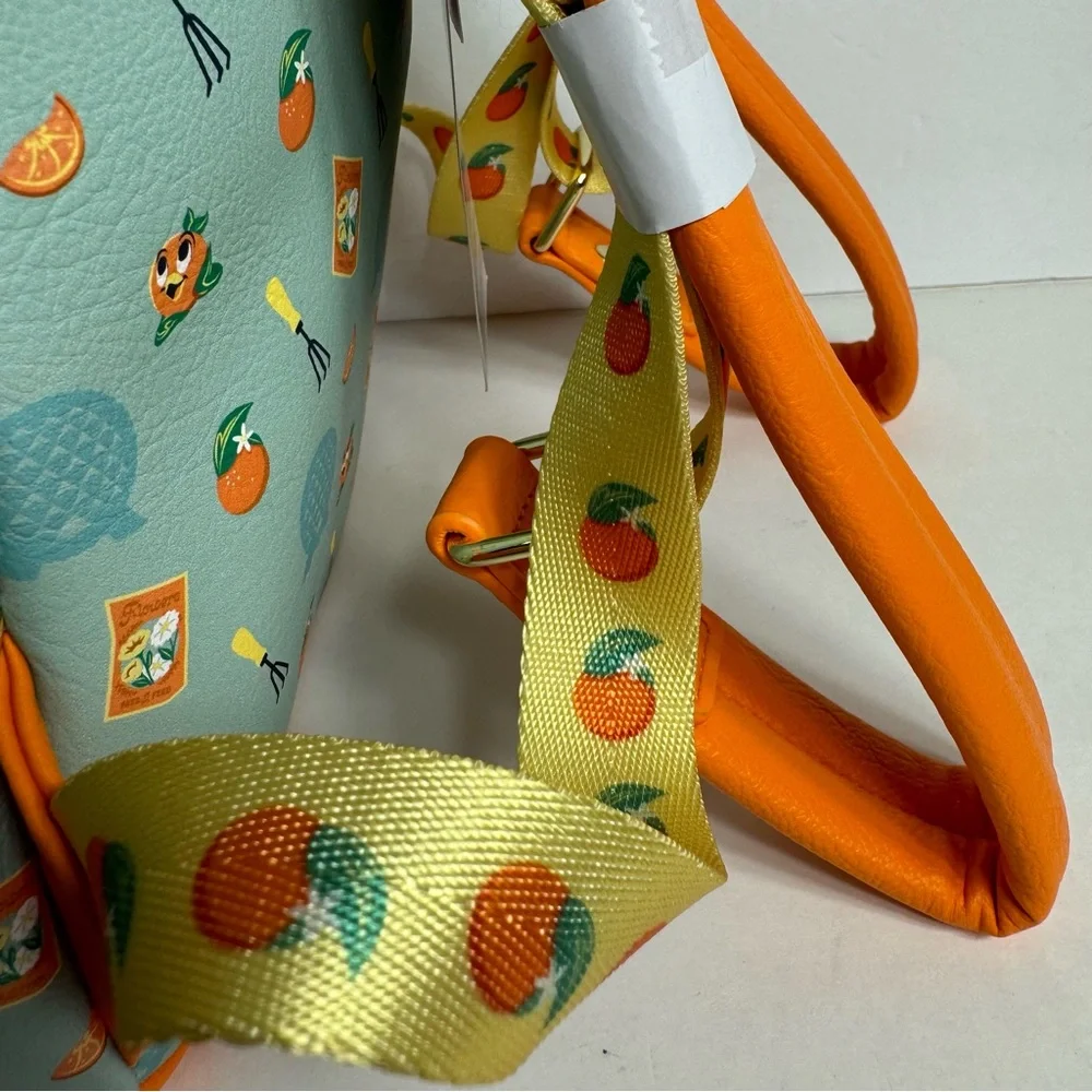 NWT. Disney Loungefly featuring Orange Bird. Approx. 10" H x 9 1/2" W x 5" D - Picture 13 of 14